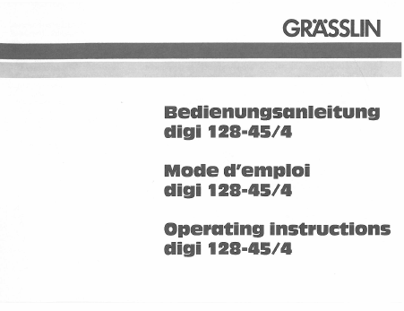 Grasslin uni 45 manually system