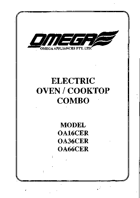 omega europa oven