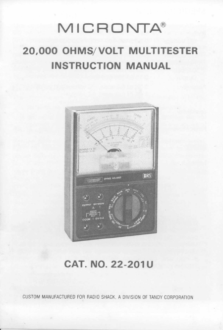 Download : MICRONTA 22-201U Users Guide English